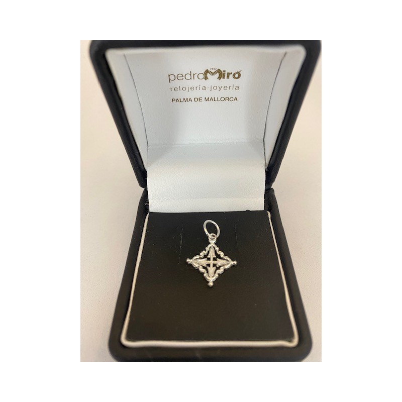 Cruz Mallorquina de Calatrava de plata de ley de 925 m/m