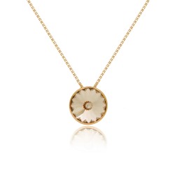 Collar corto círculo...