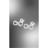 PENDIENTES INFINITO LOTUS SILVER FANTASY LP3614-4/1 PLATA, MUJER