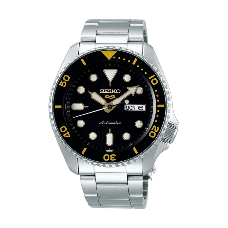 Reloj SEIKO 5, SRPD57K1, automático, de caballero, de acero, sumergible