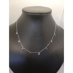 Collar de plata de ley de...