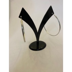 Pendientes de plata de ley...