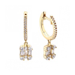 Pendientes de plata de ley...