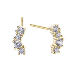 Pendientes de plata de ley...