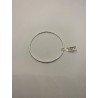 Aro mallorquín liso de plata de ley de 925 m/m