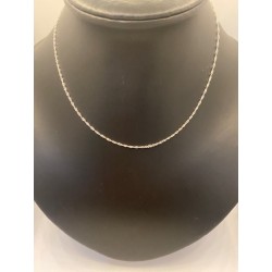 Cadena de plata de ley de...