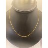 Cadena de oro 18 kts  de 50 cms de largo