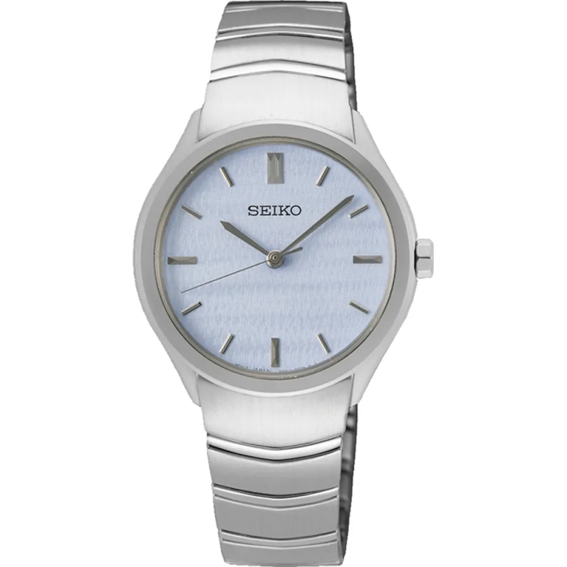 Reloj Seiko SUR549P1 redondo esfera azul claro mujer