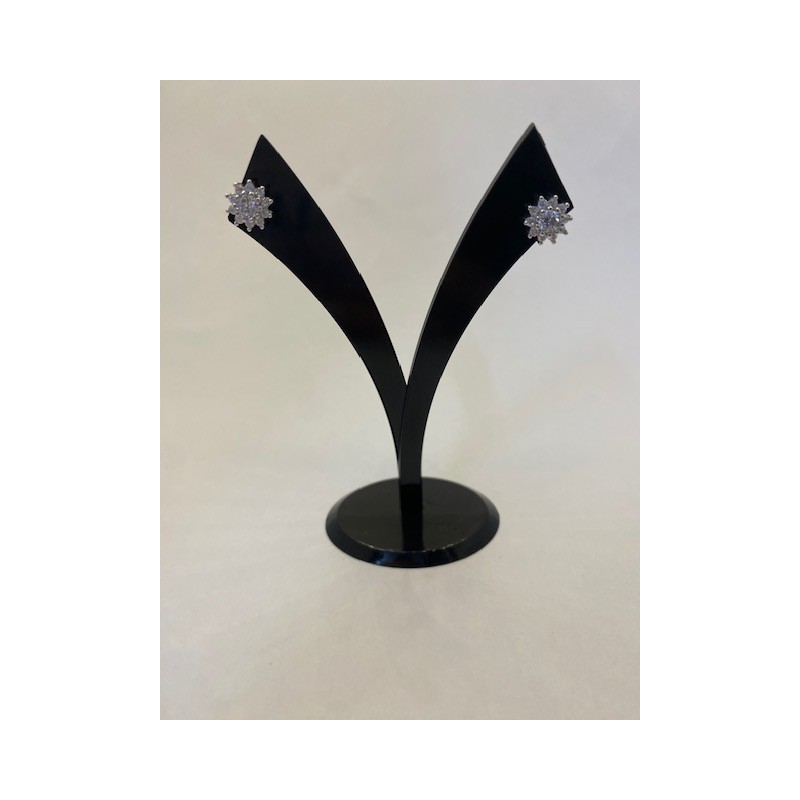 Pendientes de PLATA DE LEY de 925 m/m, con circonitas