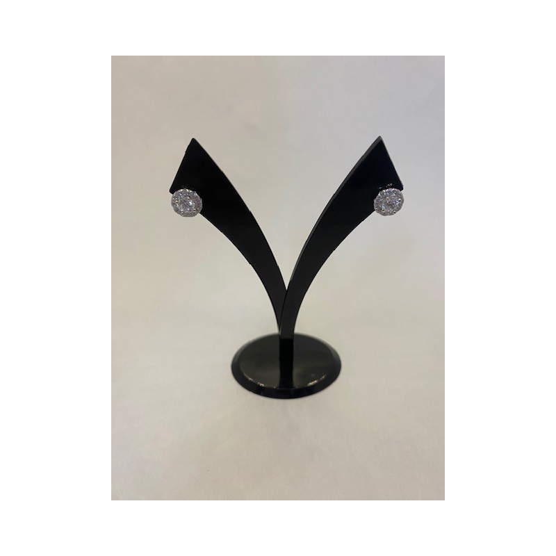 Pendientes de PLATA DE LEY de 925 m/m, con circonitas