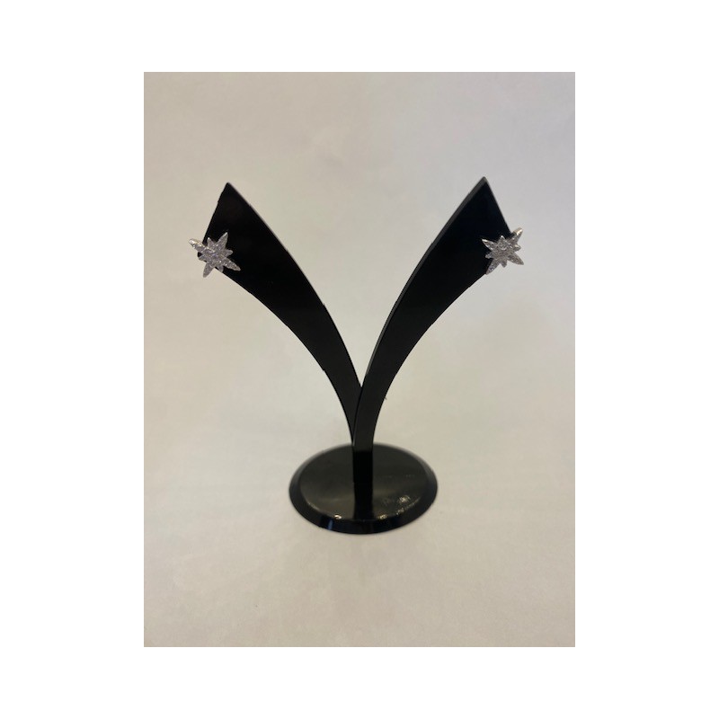 Pendientes de PLATA DE LEY de 925 m/m, con circonitas.