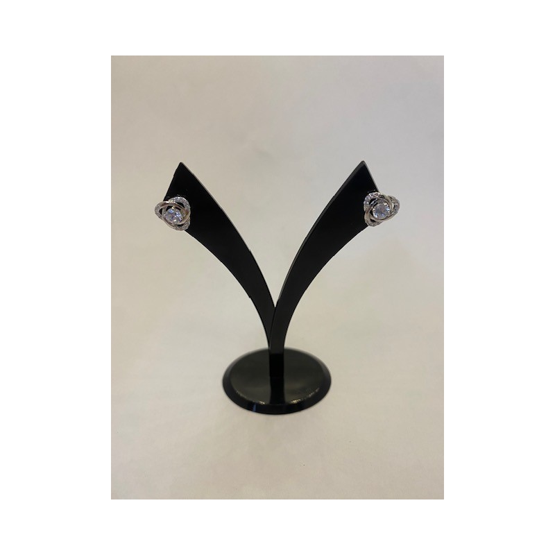 Pendientes de PLATA DE LEY de 925 m/m, con circonitas