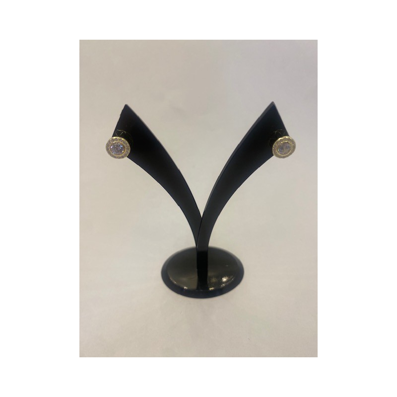 Pendientes de PLATA DE LEY de 925 m/m, con circonitas