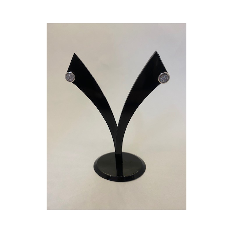 Pendientes de PLATA DE LEY de 925 m/m, con circonitas.