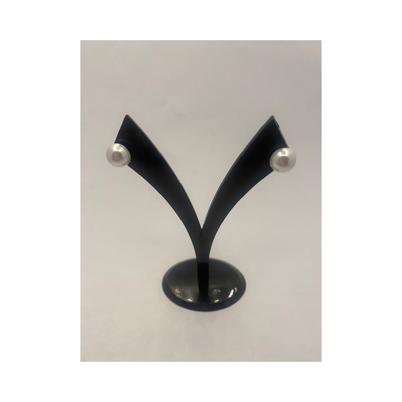 Pendientes de PLATA DE LEY de 925 m/m, con perla.