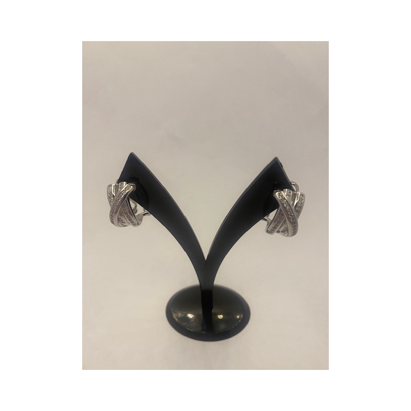 Pendientes de PLATA DE LEY de 925 m/m, con circonitas.