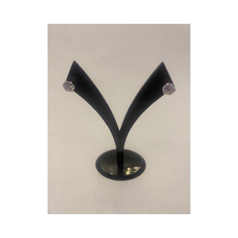 Pendientes de PLATA DE LEY de 925 m/m, con circonitas.