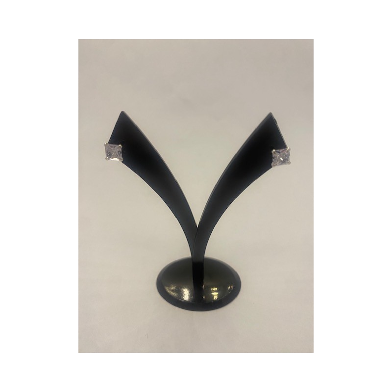 Pendientes de PLATA DE LEY de 925 m/m, con circonita.