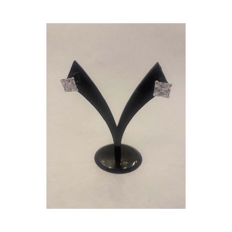 Pendientes de PLATA DE LEY de 925 m/m, con circonita.