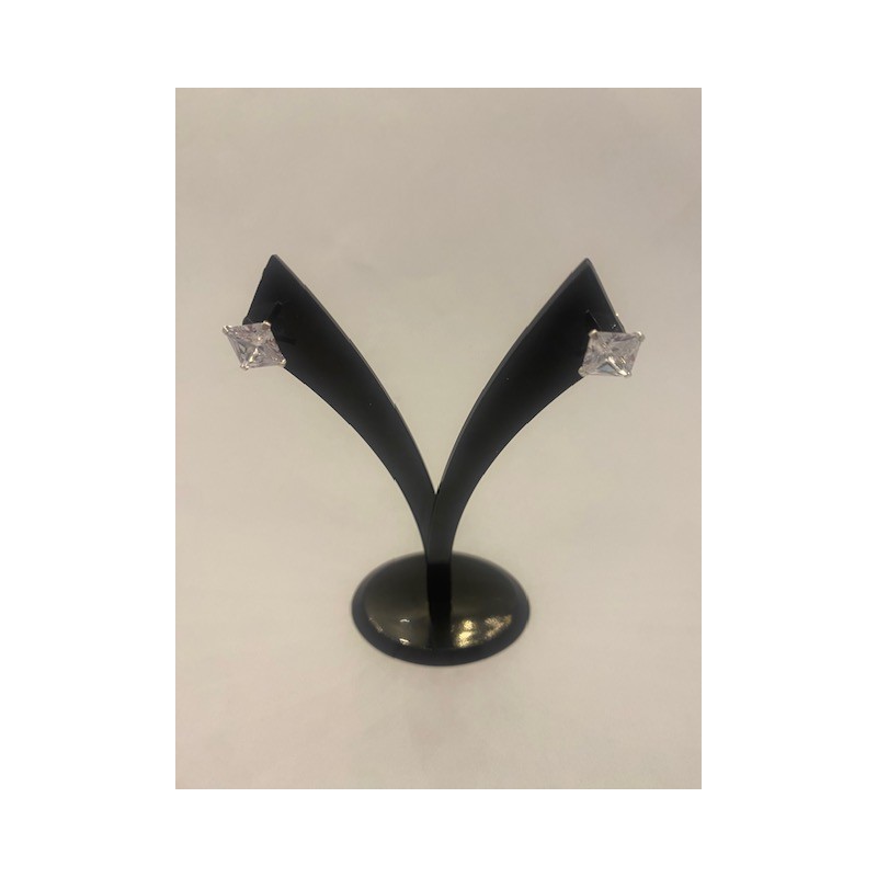 Pendientes de PLATA DE LEY de 925 m/m, con circonita.