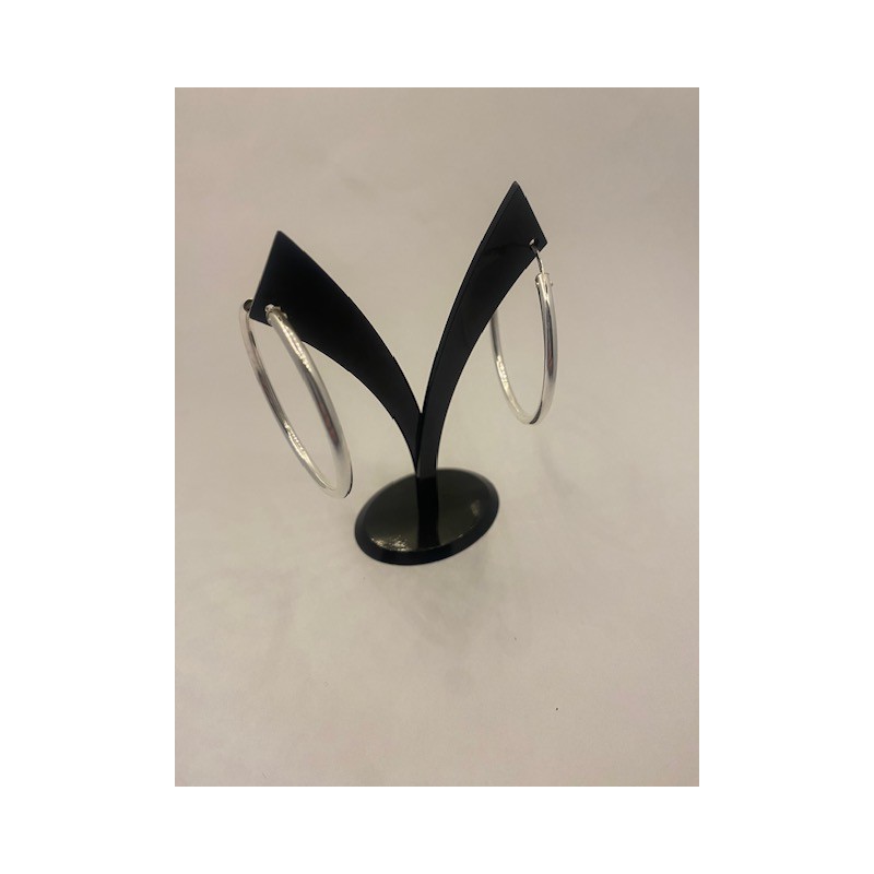 Pendientes PLATA DE LEY, de 925 m/m, modelo aro.