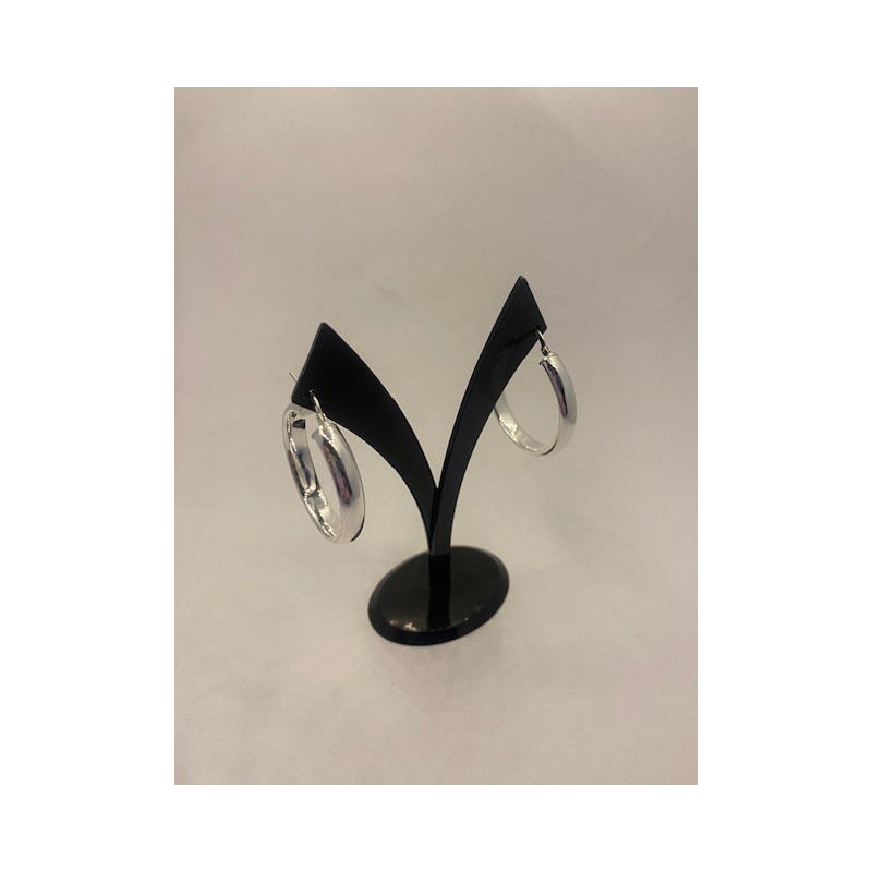 Pendientes PLATA DE LEY, de 925 m/m, modelo aro.