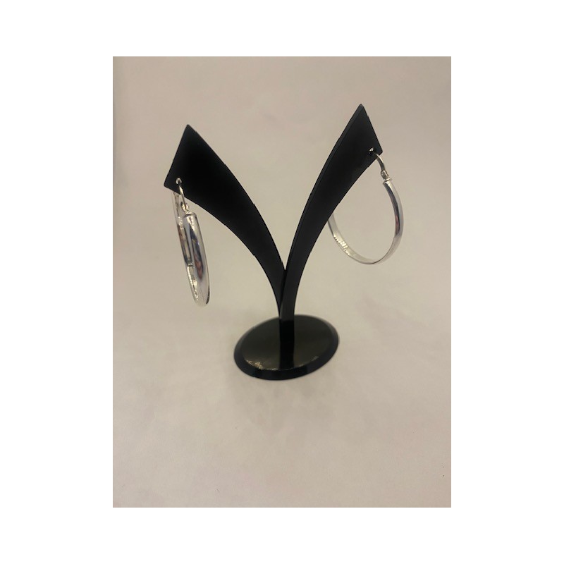 Pendientes PLATA DE LEY, de 925 m/m, modelo aro.