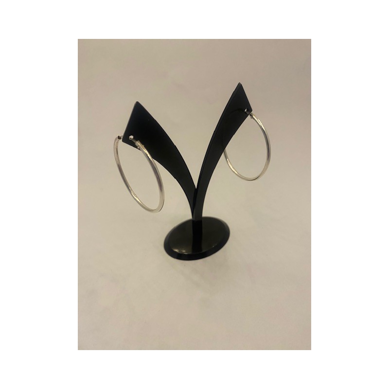 Pendientes PLATA DE LEY, de 925 m/m, modelo aro.