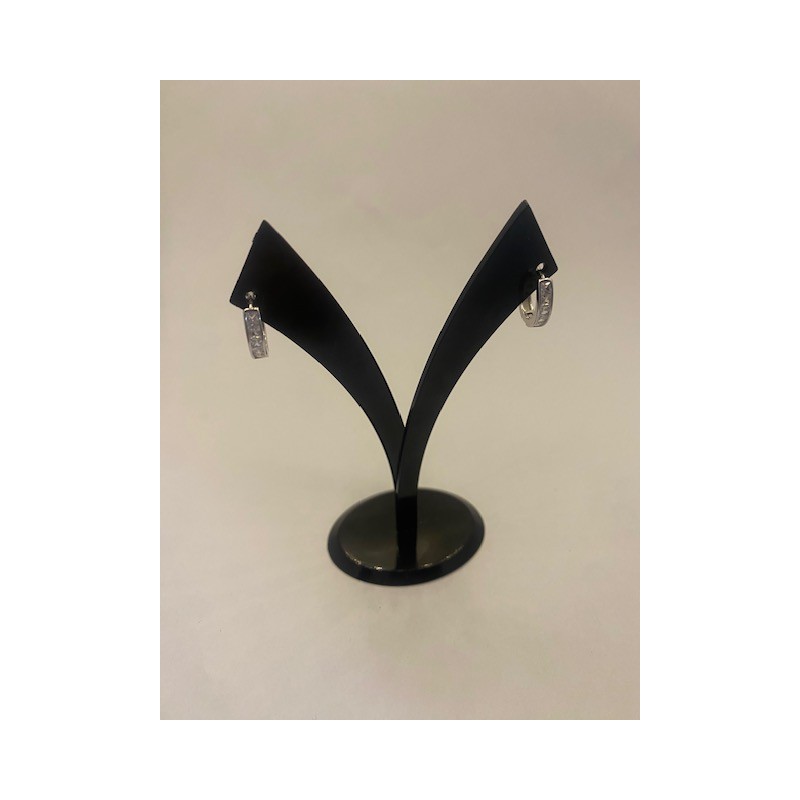 Pendientes PLATA DE LEY, de 925 m/m, modelo aro.