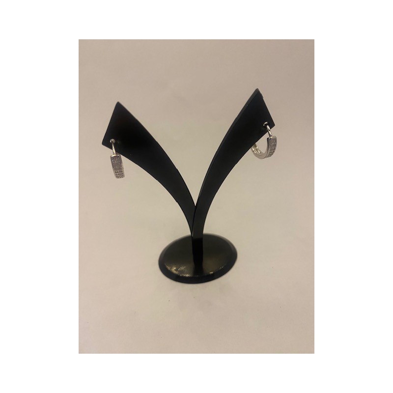 Pendientes PLATA DE LEY, de 925 m/m, modelo aro.