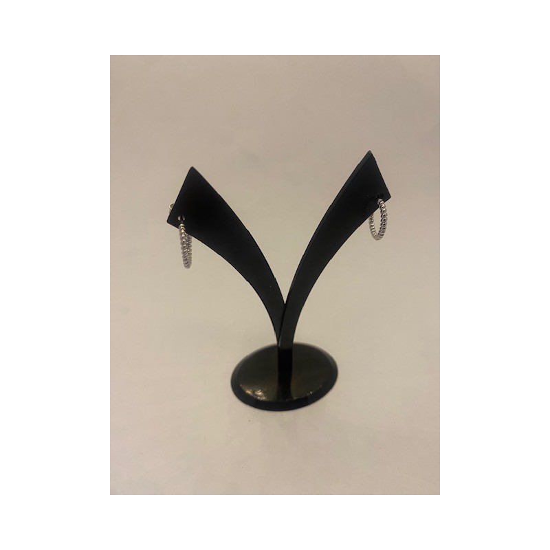 Pendientes PLATA DE LEY, de 925 m/m, modelo aro.