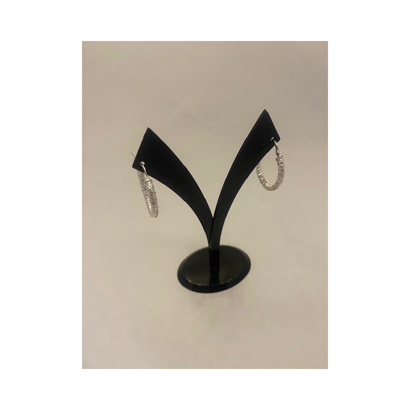 Pendientes PLATA DE LEY, de 925 m/m, modelo aro.