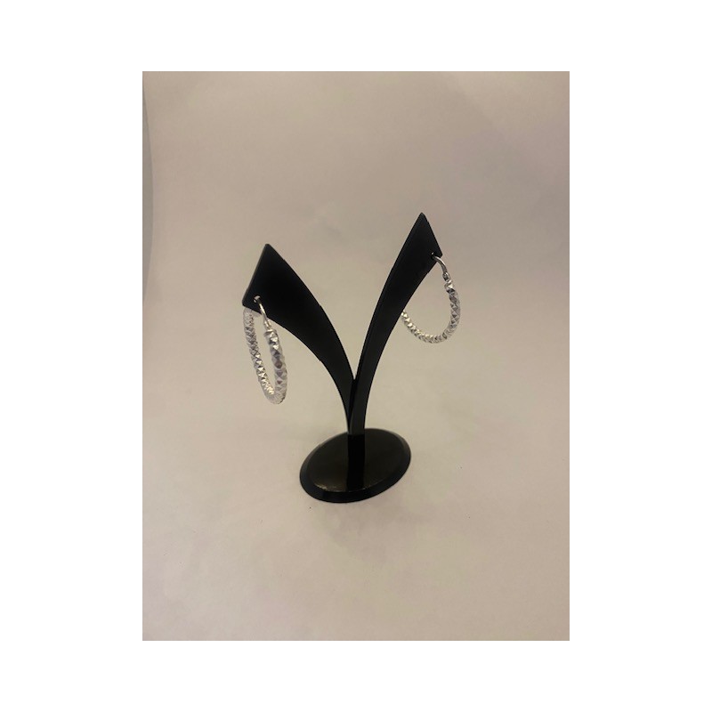 Pendientes PLATA DE LEY, de 925 m/m, modelo aro.