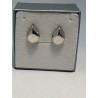Pendientes plata de ley de 925 m/m, con forma de gota.