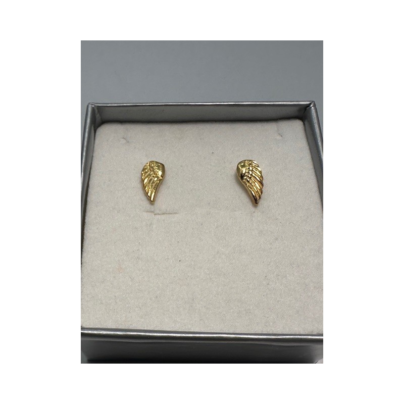 Pendientes plata de ley de 925 m/m, chapados en oro.