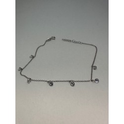 Tobillera plata de ley de...