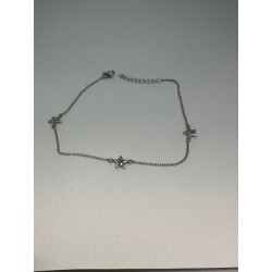 Tobillera de plata de ley...