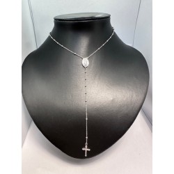 Rosario de plata de ley de...