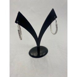 Pendientes de plata de ley...