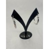 Pendientes de plata de ley de 925 m/m , modelo aro.