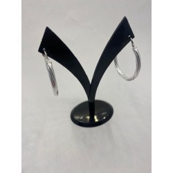 Pendientes de plata de ley...