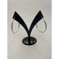 Pendientes de plata de ley...