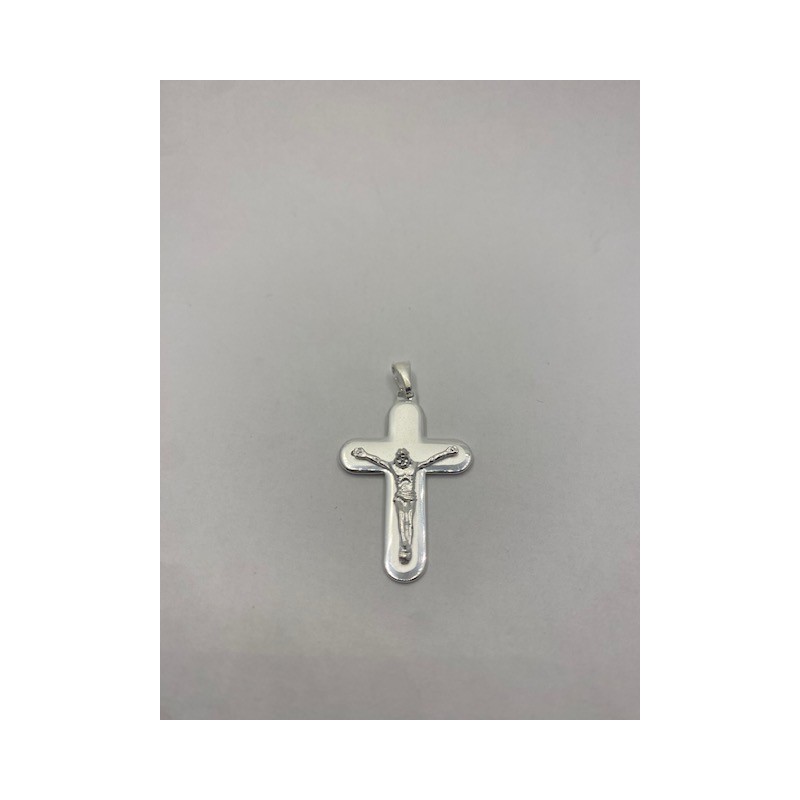 Cruz de plata de ley de 925 m/m.