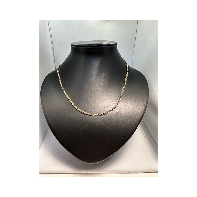 Cadena de ORO 18 KTS, de 60 cms,  baule mallorquina.