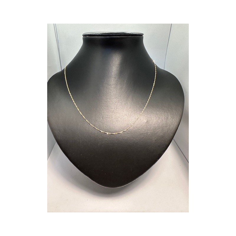 Cadena de ORO 18 KTS, de 50 cms de largo.