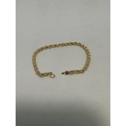 Pulsera de oro 18 kts,...