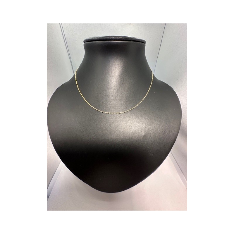 Cadena de ORO 18 KTS, de 40 cms. de largo,