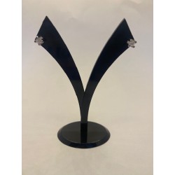 Pendientes de oro blanco de...